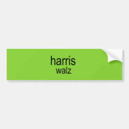 Harris Walz is Brat Bumpersticker
