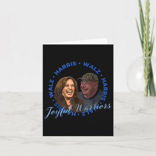 Harris Walz Joyful Warriors Walz Kamala Harris 202 Kaart