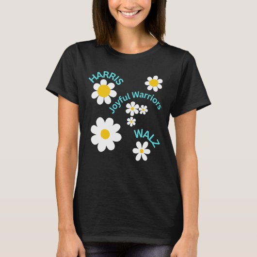 Harris Walz Joyous Warriors T-shirt (Voorkant)