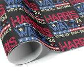 Harris Walz Kamala Harris 2024 Cadeaupapier (Rol Hoek)