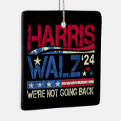 Harris Walz Kamala Harris 2024 Tim Walz Keramisch Ornament (Rechts)