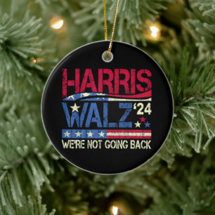 Harris Walz Kamala Harris 2024 Tim Walz Keramisch Ornament