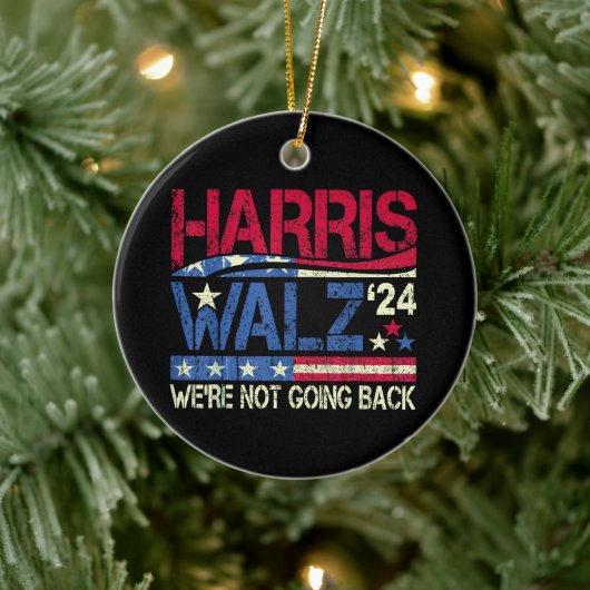 Harris Walz Kamala Harris 2024 Tim Walz Keramisch Ornament (Boom)