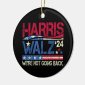 Harris Walz Kamala Harris 2024 Tim Walz Keramisch Ornament (Links)
