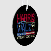 Harris Walz Kamala Harris 2024 Tim Walz Ornament (voorkant)