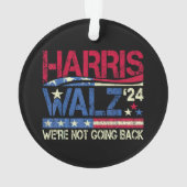 Harris Walz Kamala Harris 2024 Tim Walz Ornament (achterkant)
