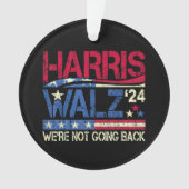 Harris Walz Kamala Harris 2024 Tim Walz Ornament (voorkant)