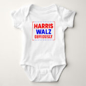 Harris Walz Kamala Harris voor President Romper (Voorkant)