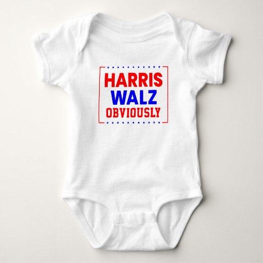 Harris Walz Kamala Harris voor President Romper (Voorkant)