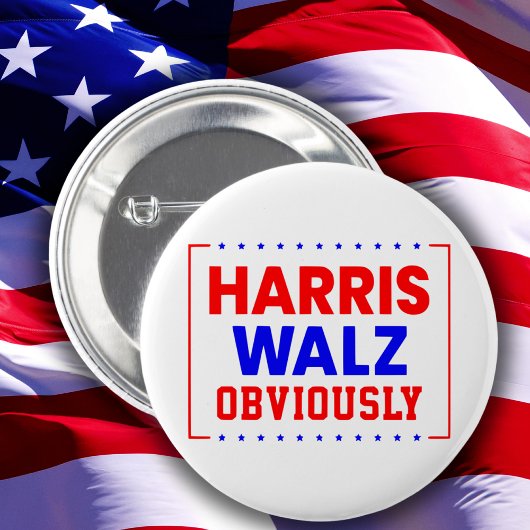 Harris Walz Kamala Harris voor President Ronde Button 5,7 Cm