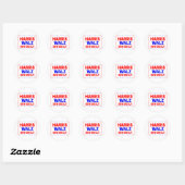 Harris Walz Kamala Harris voor President Ronde Sticker (Vel)
