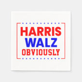 Harris Walz Kamala Harris voor President Servet (Voorkant)