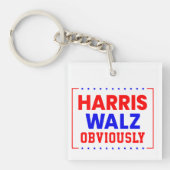 Harris Walz Kamala Harris voor President Sleutelhanger (voorkant)