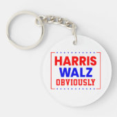 Harris Walz Kamala Harris voor President Sleutelhanger (Voorkant)