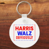 Harris Walz Kamala Harris voor President Sleutelhanger (Achterkant)