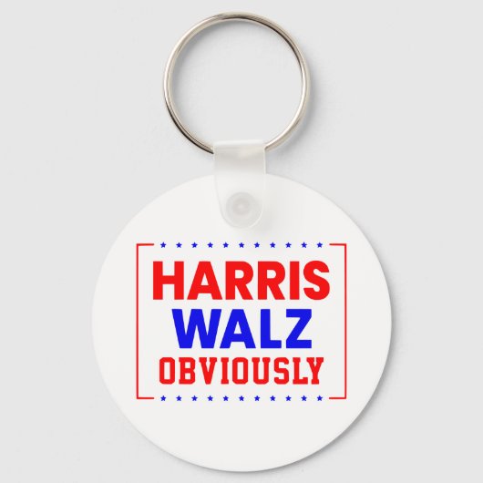 Harris Walz Kamala Harris voor President Sleutelhanger (Achterkant)