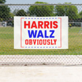 Harris Walz Kamala Harris voor President Spandoek (Insitu)