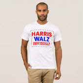 Harris Walz Kamala Harris voor President T-shirt (Voorkant volledig)