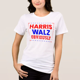 Harris Walz Kamala Harris voor President Tri-Blend Shirt