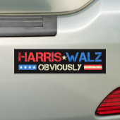 Harris Walz - Kamala Harris Waltz 2024 Bumpersticker (Op auto)