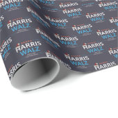 Harris Walz Kersthoop voor de Feestdagen Kamala Cadeaupapier (Rol Hoek)