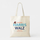 Harris Walz Kersthoop voor de Feestdagen Kamala Tote Bag (Achterkant)