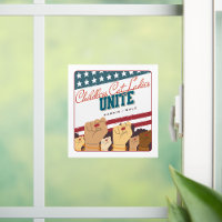 Harris Walz kinderloze kat dames verenigen vuisten