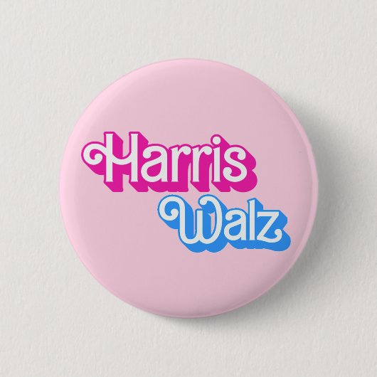 Harris Walz-knop Ronde Button 5,7 Cm (Voorkant)