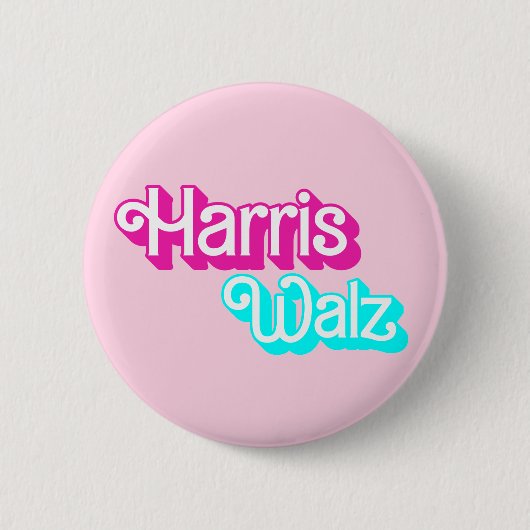 Harris Walz-knop Ronde Button 5,7 Cm (Voorkant)
