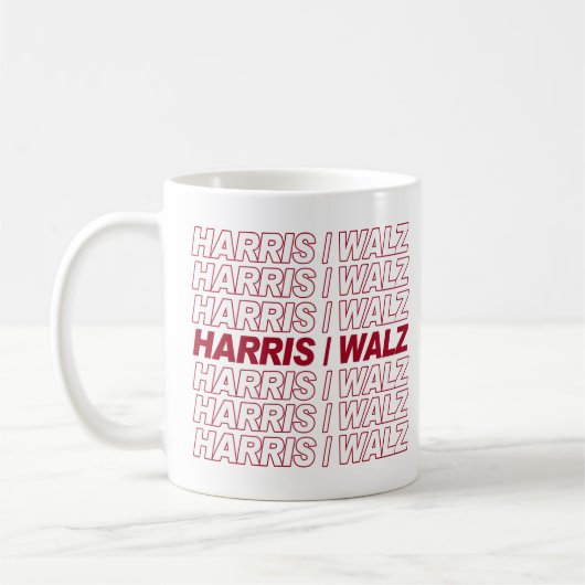 Harris / Walz Koffiemok (Links)