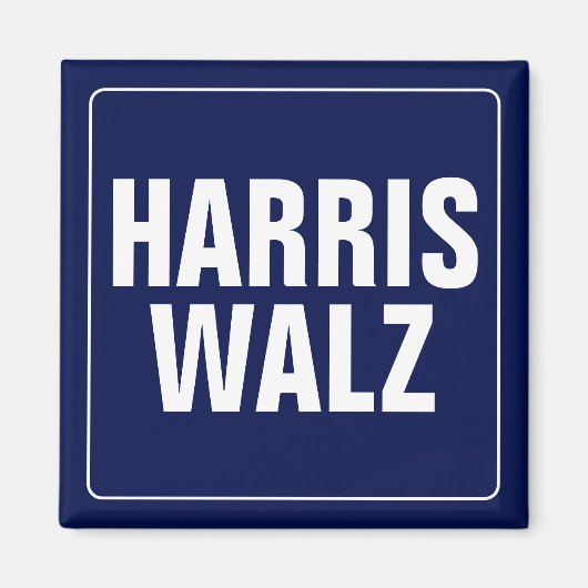 Harris-Walz Magneet (Voorkant)