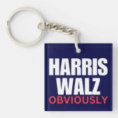 Harris Walz NATUURLIJK | Harris Walz 2024 natuurli Sleutelhanger (voorkant)