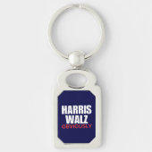 Harris Walz NATUURLIJK | Harris Walz 2024 natuurli Sleutelhanger (Voorkant)