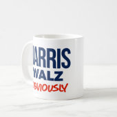 Harris Walz natuurlijk Koffiemok (Voorkant links)