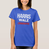 Harris Walz natuurlijk T-shirt (Voorkant)