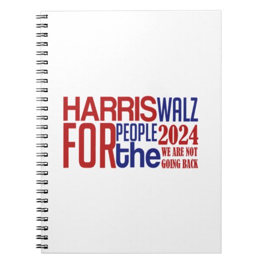 Harris Walz Notitieboek (Voorkant)