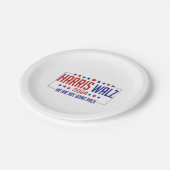 Harris Walz Papieren Bordje (Gekanteld)