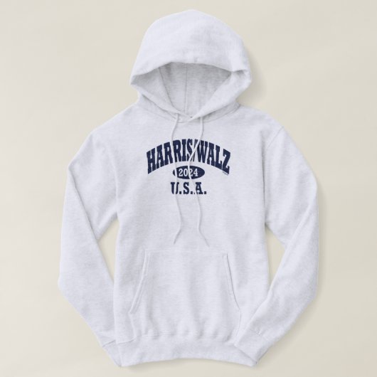 Harris Walz PE Hoodie (Design voorkant)