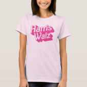 Harris Walz Pink T-shirt (Voorkant)