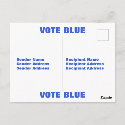 Harris & Walz Rainbow Briefkaart (Achterkant)