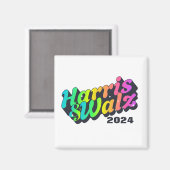 Harris & Walz Rainbow Magneet (Voorkant / Achterkant)