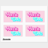 Harris Walz Rechthoekige Sticker (Vel)