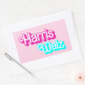 Harris Walz Rechthoekige Sticker (Envelop)