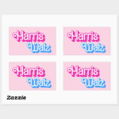 Harris Walz Rechthoekige Sticker (Vel)