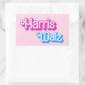 Harris Walz Rechthoekige Sticker (Tas)