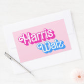 Harris Walz Rechthoekige Sticker (Envelop)