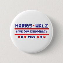 harris-walz redden onze democratische Button