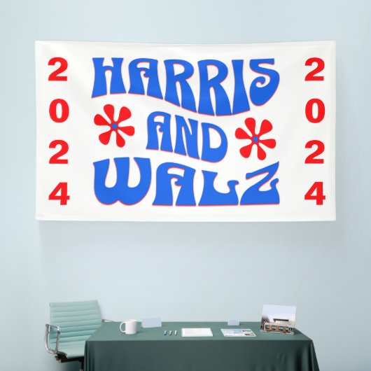 Harris & Walz Retro bloemen Spandoek (Beurs)