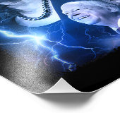 Harris Walz Retro jaren 90 stijl Foto Afdruk (Hoek)