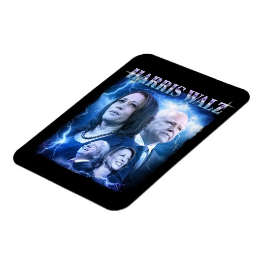 Harris Walz Retro jaren 90 stijl Magneet (Linkerzijde)